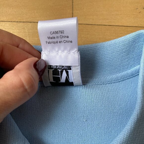 HILARY Macmillan BNWT Ribbed Top Polo Large Button - Picture 6 of 8